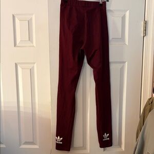 Adidas Women's Maroon Leggings